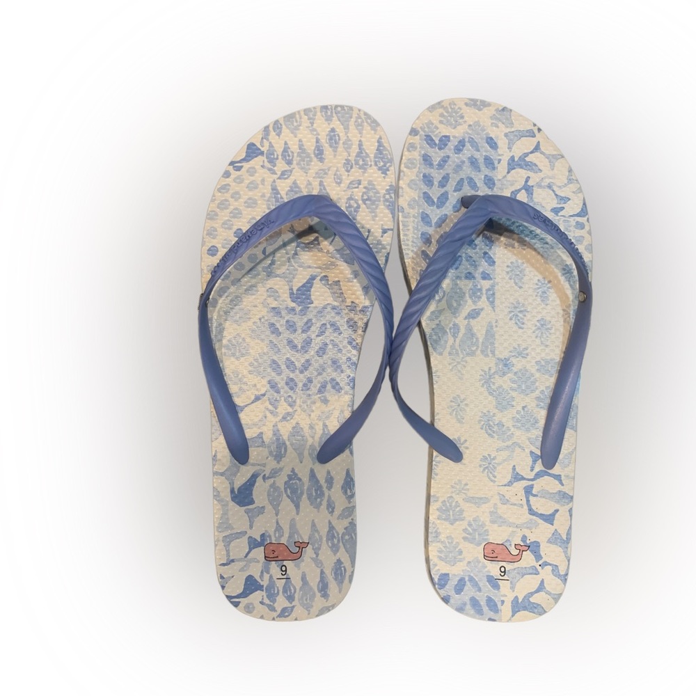 Vineyard Vines Flip Flops Size 9 - Picture 1 of 3